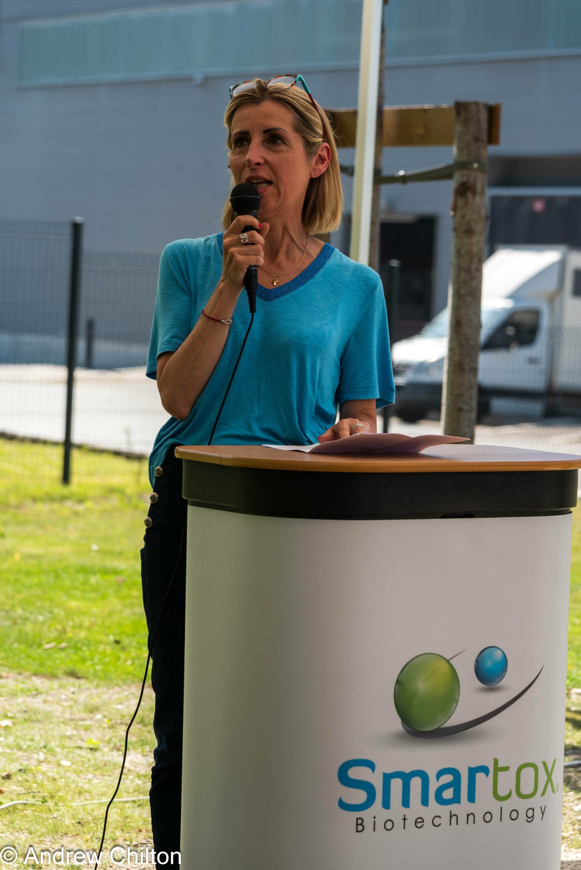 Nathalie BERANGER SB-PEPTIDE ne premises inauguration